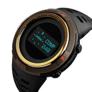 SKMEI 1360 Compass Thermometer Countdown Pedometer Calorie OLED Digital Watch