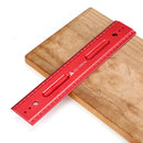 RED ARROW 300mm Metric Aluminum Alloy Striaght Ruler Gauge Precision Woodworking Square Measuring Tools