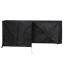 250X65X110CM Waterproof 600D Zippered Firewood Cover Wood Log Rack Outdoor Cover