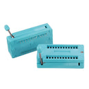 2pcs IC Lock Seat Zif Socket Test Universal zif Sockets 24Pin Wide