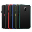 For OnePlus 7 Case Bakeey Armor Shockproof Anti-fingerprint Matte Translucent Hard PC&Soft TPU Edge Protective Case