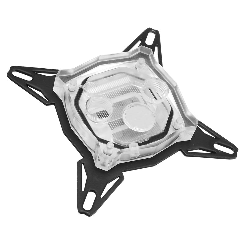 S SKYEE 9cmx9cmx2cm LED CPU Water Block Waterblock for INTEL Cooling