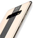 Bakeey Luxury Shockproof Tempered Glass TPU Bumper Protective Case for Samsung Galaxy S10