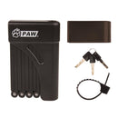 Paw Folding Bicycle Locks Strong Steel Motorcycle Bike Lock Folding Anti Theft Security Cable Lock