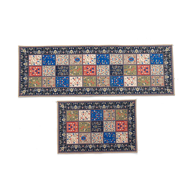 2Pcs Home Kitchen Floor Carpet Non-Slip Area Rug Bathroom Door Mat