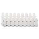 12pcs Flexible Garden Lawn Grass Edging Picket Border Panel Plastic Wall Fence Board