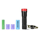 HaikeLite M3 3000 Lumens Flashlight 5 Modes 26650/26350/18650 Battery Work Lamp Camping Hunting Portable Torch Light