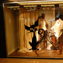 Halloween Magic Cat Sticker PVC Removable Wall Window Sticker Terror Halloween Decorations