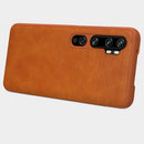 NILLKIN Flip Shockproof Card Slot Holder Full Cover PU Leather Vintage Protective Case for Xiaomi Mi Note 10 / Xiaomi Mi Note 10 Pro / Xiaomi Mi CC9 Pro