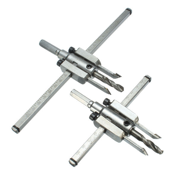 Adjustable 30-130mm/30-200mm Circle Hole Saw Drill Bit Cutter Kit DIY Tool