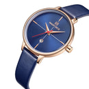 NAVIFORCE 5006 Rose Gold Case Elegant Design Women Wrist Watch Date Display Quartz Watch