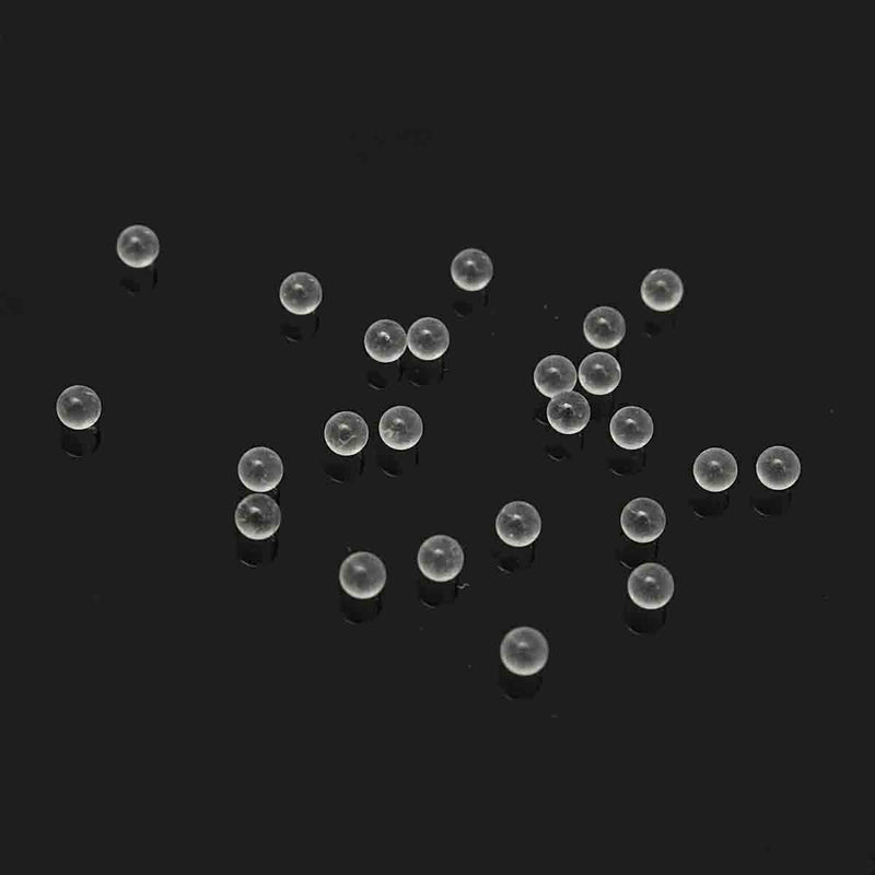 Clear Glass Sterilizer Beads Glass Balls Nail Sterilizer Decanter Cleaner Beads High Temperature Metal Disinfection Tool