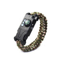 IPRee EDC Survival Bracelets Bangles Unisex Emergency Rope Kit Camping Hiking Buckle Wristband