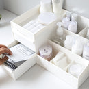 Plastic Desktop Organizer Storage Box Makeup Drawer Organizer Jewelry Nail Cosmetic Container Case