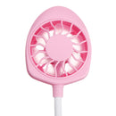 Portable USB Rechargeable Fan Neckband Lazy Neck Hanging Dual Cooling Mini Fan