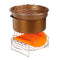 12Pcs Set 7''/8'' Non-stick Air Fryer Accessories Gold Set Baking Cooking Barrel