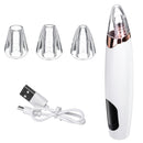 Electric Blackhead Suction Remover 3 Gears Suction Force Facial Acne Cleanser Blackhead Removal Machine with 3 Replaceable Heads