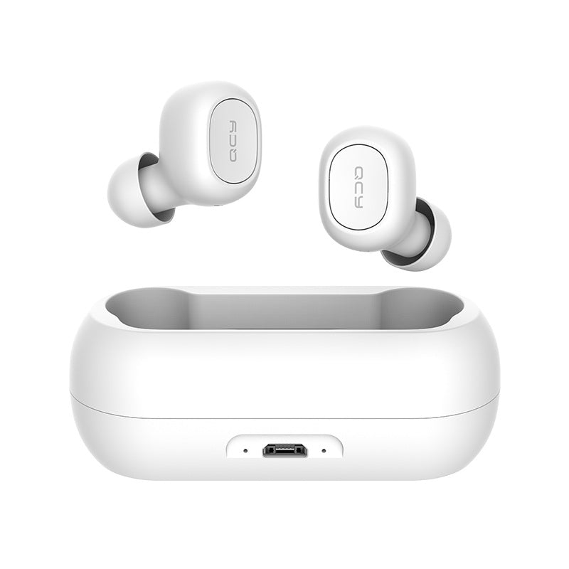 [bluetooth 5.0] QCY T1C TWS True Wireless Earphone HiFi Stereo Dual Mic Headphone with Charging Box from xiaomi Eco-System
