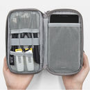 Boona 19cm*10.5cm Double-deck Digital Accessories Storage Bag USB Cable Charger U Dick Power Bank Organizer Bag