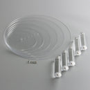 3/4/5/6 Tier Clear Acrylic Sheet Cupcake Stand Display Tower Wedding Birthday