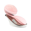 DIGOO SJ01 Silicone Ultrasonic Facial Cleansing Brush Face Body Cleanser 4 Function Modes with Rotating Magnetic Beads Skin Rejuvenation Deep Cleaning