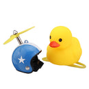 Motorcycle Bicycle Car Bell Broken Wind Duck Riding Light Cycling Accessories Small Yellow Duck Helmet Child Horn