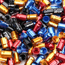 GUB 50Pcs Aluminum Alloy Bike Bicycle Schrader Valve Cap CNC Cycling Dustproof Air Cover