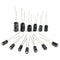 Total 130Pcs 13 Values Each 10Pcs 0.1uf-470uf Electrolytic Capacitor Assortment Set