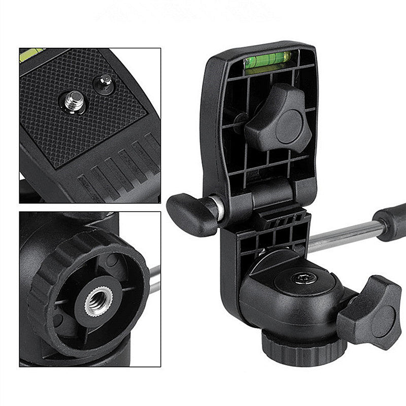 Bakeey MS02 Aluminum Alloy Mini Portable Desktop Tripod Kit 3-Way Ball Head for Live Phone Camera