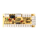 Black White Push Button Dual Joystick USB Encoder Board DIY Set Kit for Arcade PC Game Controller