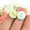 100pcs Wooden Mixed Pattern Sewing Buttons DIY Craft Purse Baby Clothes Decoration Sewing Button