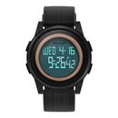 SANDA 337 Digital Watch LED Waterproof PU Leather Sports Student Watch