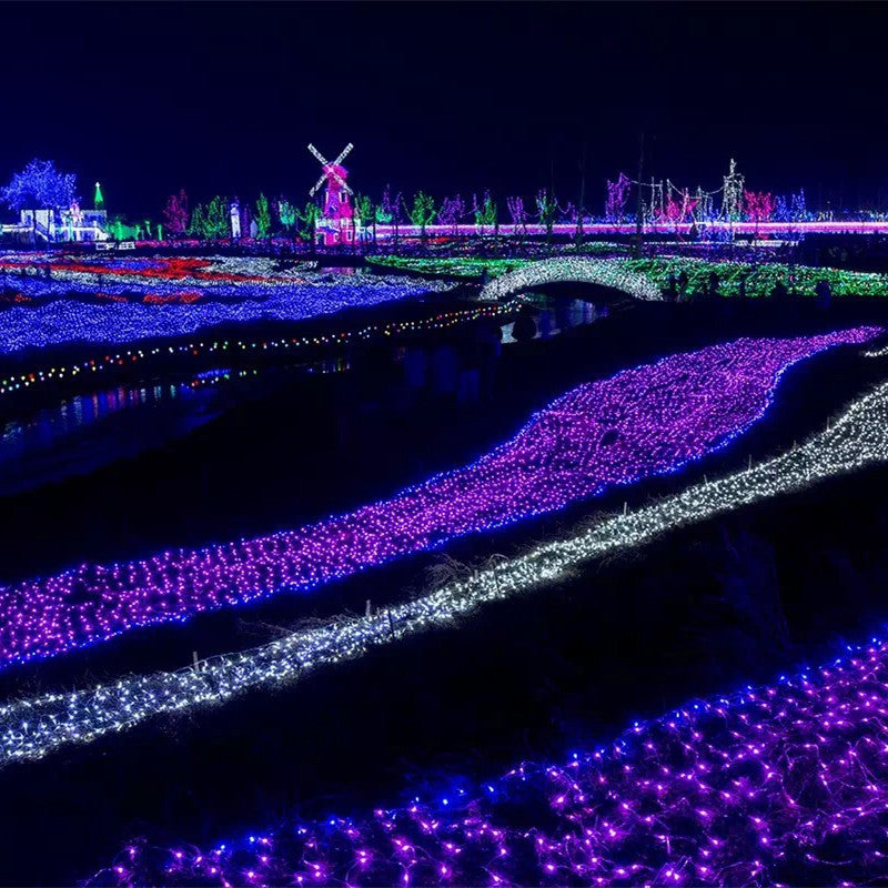 KCASA Led Lights String Lights Flashing Party Christmas Decorations Light String 10Meters 100Lights