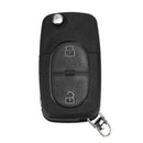 Car 2 Button Remote Filp Key Replacment Case For VW MK4 Golf Bora Passat Fob