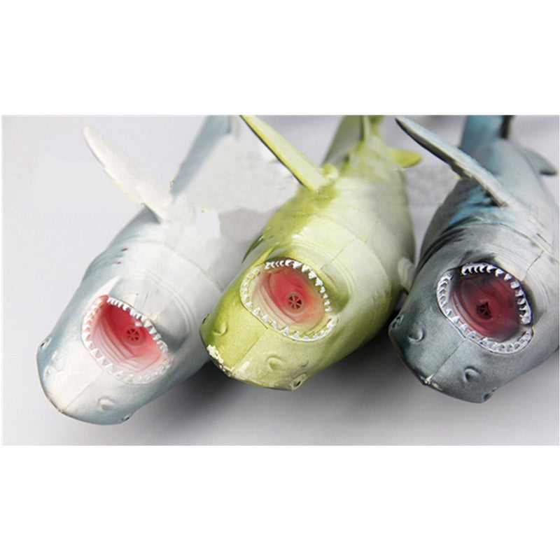 42cm Great White Shark Sea Life Decor Prop Simulation Animal Model Kids Toys