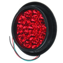 24V 16LEDs Car Turn Signal Light Brake Stop Tail Lamp Waterproof Round For Truck Trailer Lorry