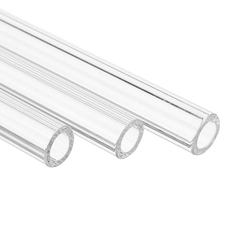 10Pcs Length 100mm OD 7mm 2mm Thick Wall Borosilicate Glass Blowing Tube Lab Factory School Home