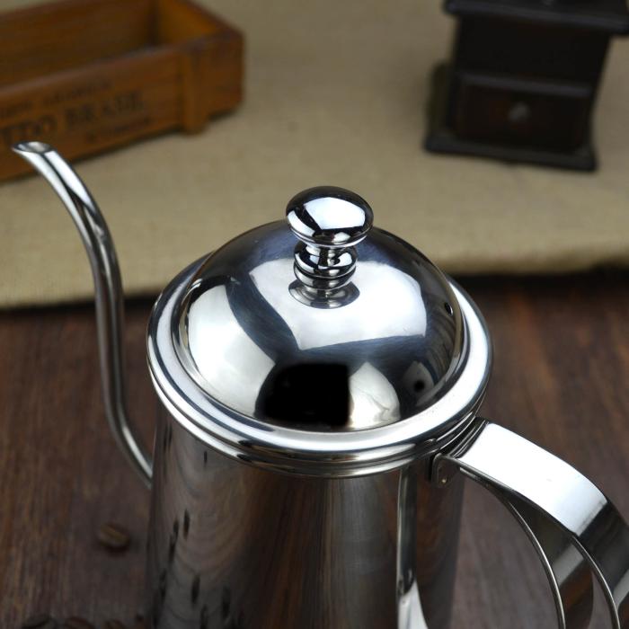 Stainless Steel Small Mouth Pot Punch Kettle Coffee Pot Tea Tools Drinkware Coffee Maker