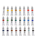 H&B Propylene Pigment 24 Colors Pigment 15 Nylon Painting Brush Palette Set Portable Nylon Packaging