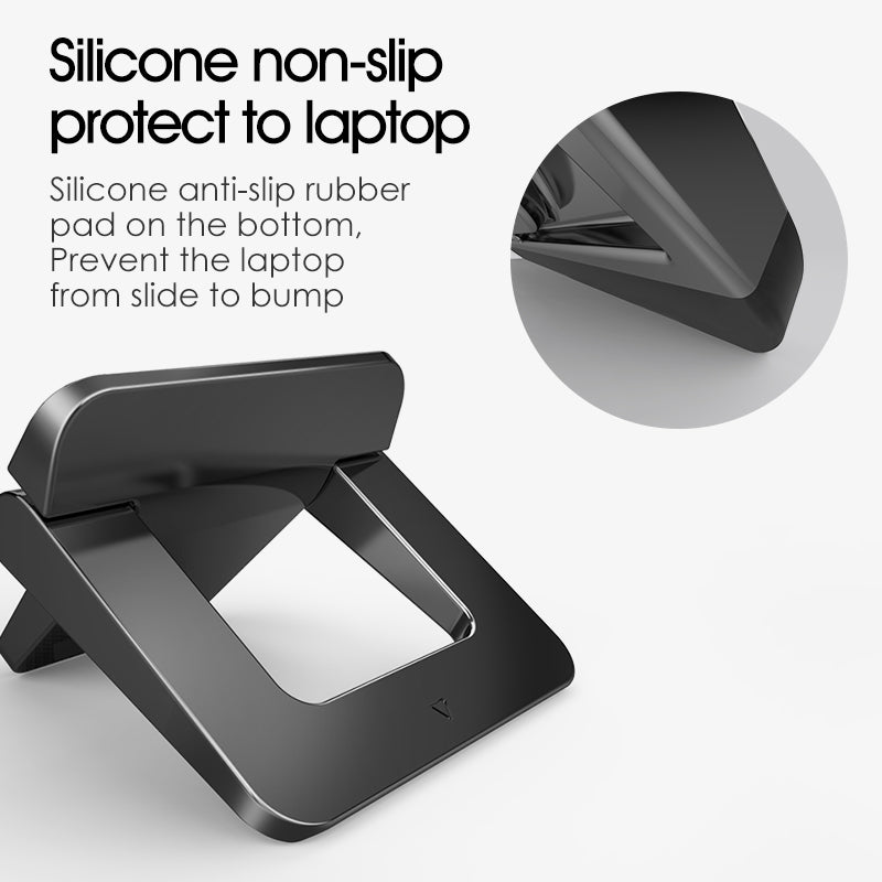 Lingchen Mini Portable Laptop Stand Cooling Pad Phone Holder for Smart Phone Laptop
