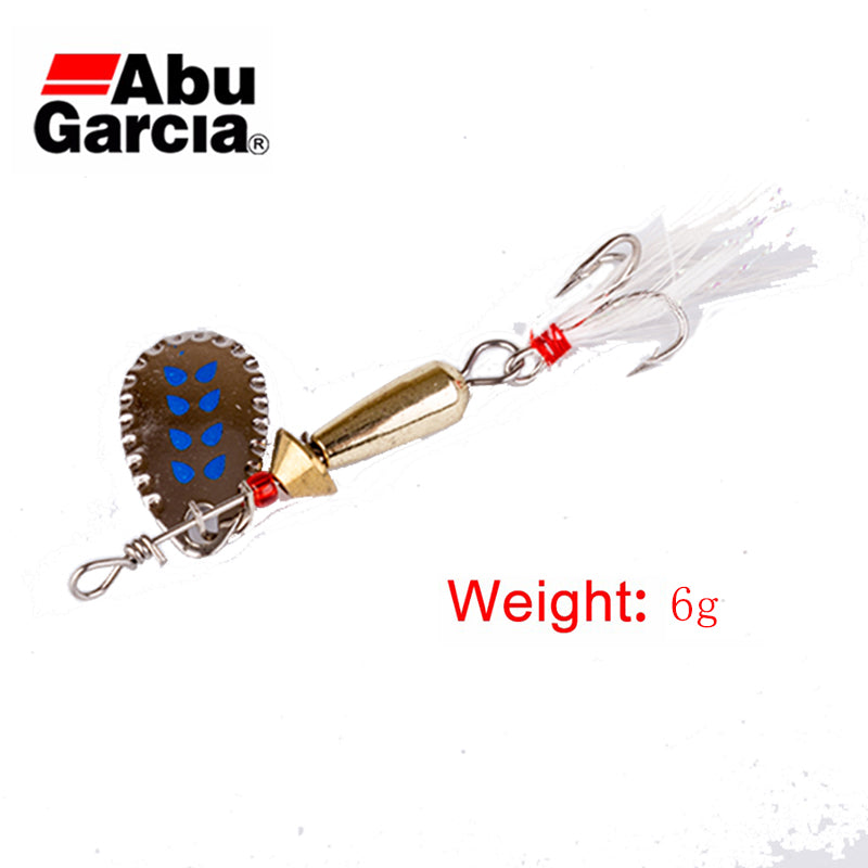 Original Abu Garcia Droppen 4g 6g Fishing Lure S/K/OR Spoon Baits For Bass Trout Perch Pike