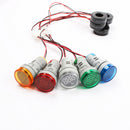 Plastic 22mm AD101-22AM Mini Ammeter Current Meter Indicator LED with CT Transformer