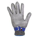 Metal Mesh Butcher Glove Grade 5 Safety Cut Proof Stab Resistant Stainless Steel 23x9.5cm