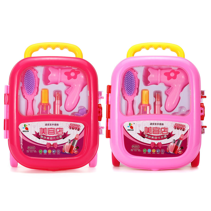 24Pcs/Set Pretend Makeup Play Set Kids Toys For Girls Hair Dryer Beauty Fashion