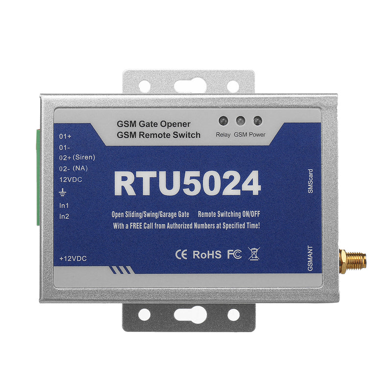 RTU5024 Upgrade 900/1800Mhz GSM Door Gate Opener Wireless Remote Control On/Off Switch Wireless Door Opener Operator Remote Controller
