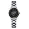SINOBI 9285 Elegant  Women Wrist Watch Silver Case Stainless Steel Strap Quartz Watches