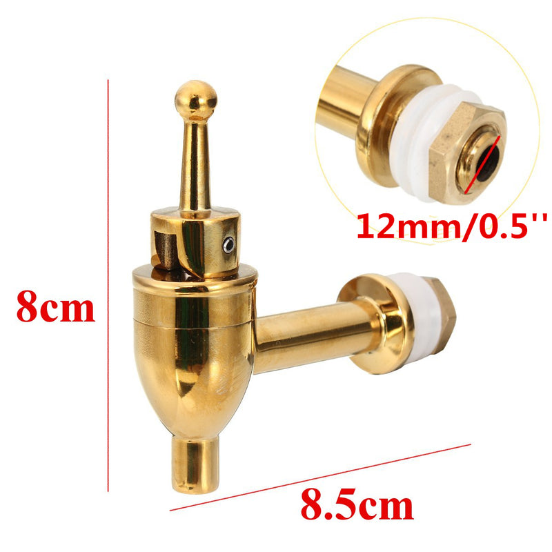 Brass Spigot Faucet  Drink Dispenser Replacement  for Wine Barrel Beverage