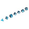Multisided Dices Solid Metal Heavy Dice Set Polyhedral Dices Role Playing Games Dice Gadget RPG