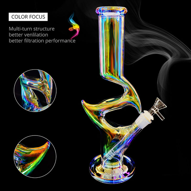 Beaker Glass Joint Pipes Bubblers for Smoking Recycler T obacco Glass Water Recycler H ookah Pen
