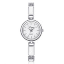 LVPAI Stainless Steel Rhinestone Women Bracelet Watch Elegant Design Quartz Watch